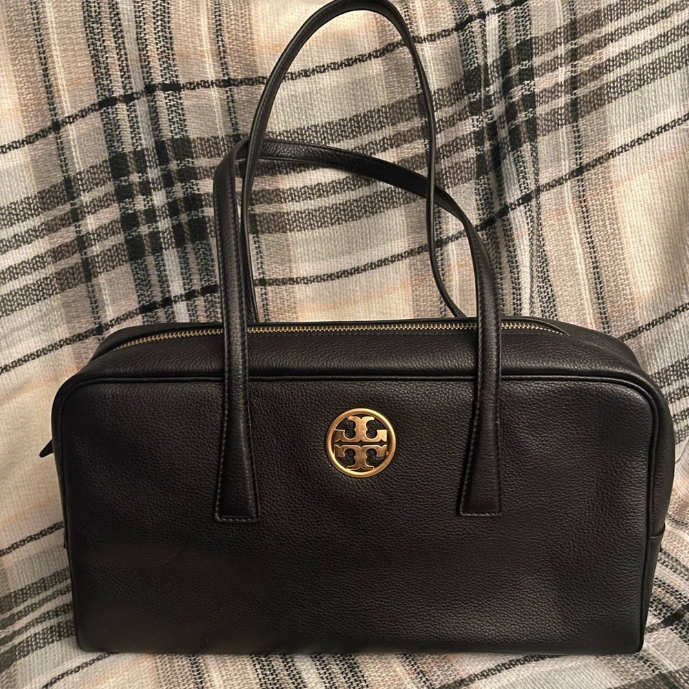 Tory Burch Pebbled Leather Satchel